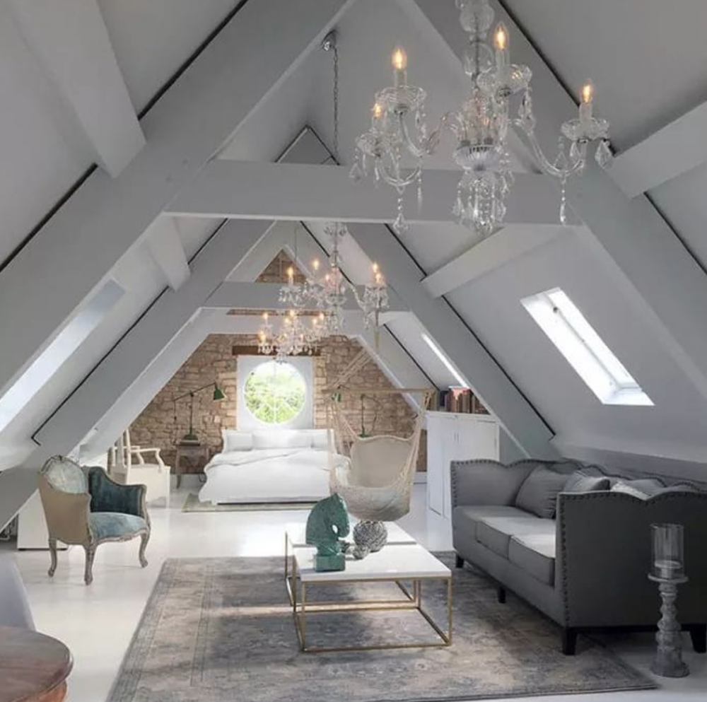 Attic Bedroom Ideas : Inspiration for Slanted Ceilings and Interesting Entries